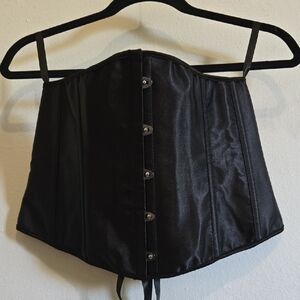 Elegant Black Corset Top